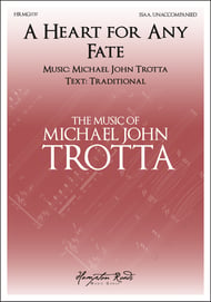 A Heart for Any Fate SSAA choral sheet music cover Thumbnail